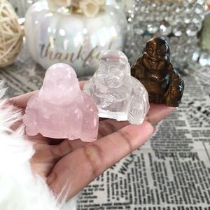 🕉Sold Out!🕉Mini Buddha in various stone types.